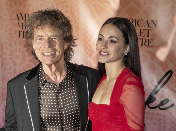 Mick Jagger i Melanie Hamrick na otwarciu sezonu letniego American Ballet Theatre