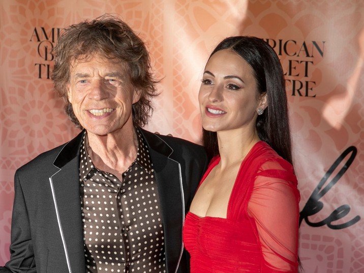 Mick Jagger i Melanie Hamrick na otwarciu sezonu letniego American Ballet Theatre