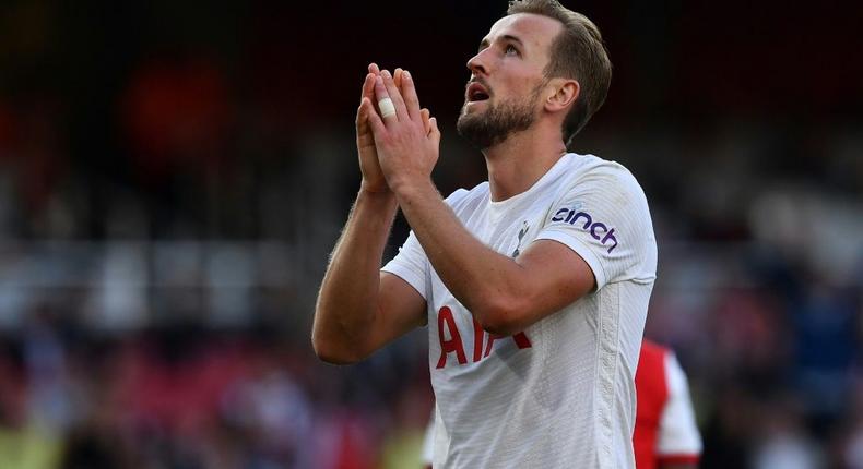 Stuck in a rut: Harry Kane is yet to score in the Premier League this season for Tottenham Creator: Ben STANSALL