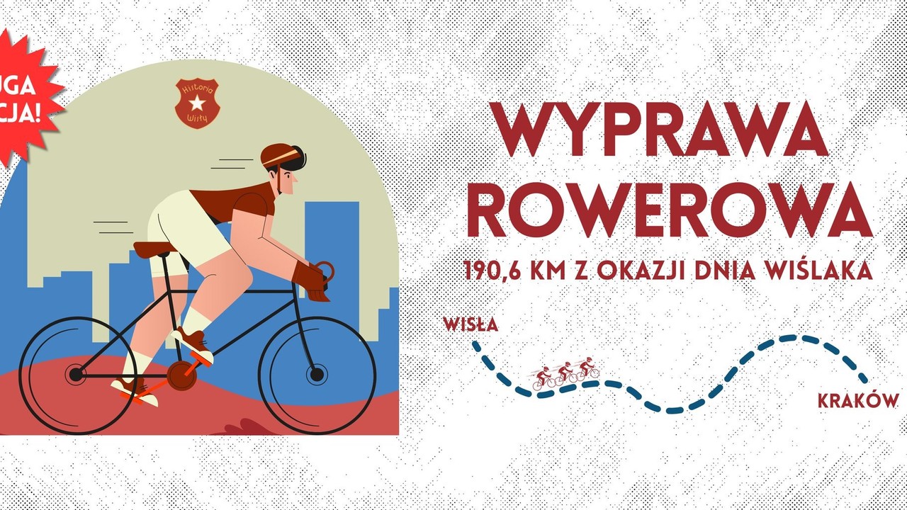 190,6 km dla Wisły Kraków. Rowerowy hołd kibiców