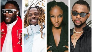 Burna Boy, Asake, Ayra Starr, Kizz Daniel