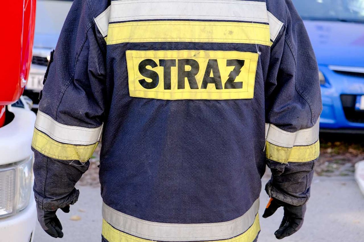 Z powodu silnego wiatru zawalił się dach budynku, w środku ok. 60 sztuk bydła
