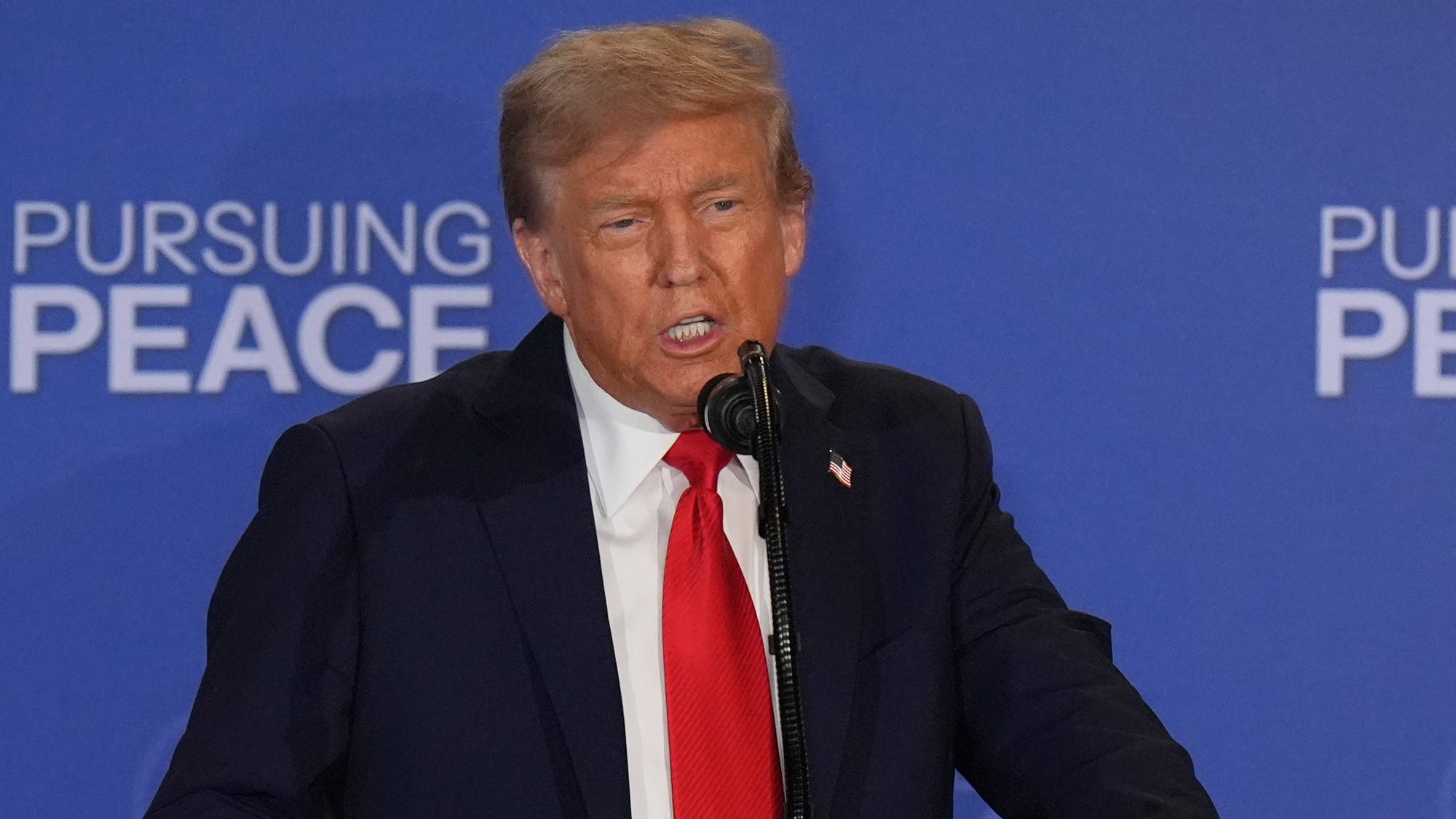 Americký prezident Donald  Trump.