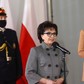 Marszałek Sejmu RP Elżbieta Witek oraz szefowa Kancelarii Sejmu Agnieszka Kaczmarska