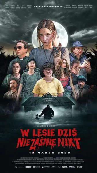 Plakat filmu &quot;W lesie dziś nie zaśnie nikt&quot; / mat. prasowe NEXT FILM