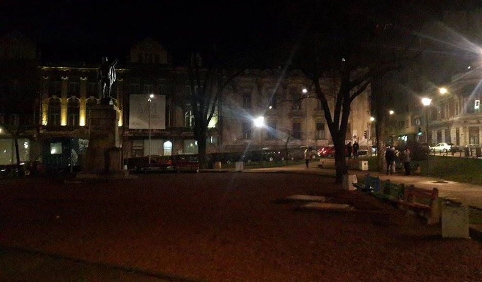 Park vojvode Vuka večeras je pust