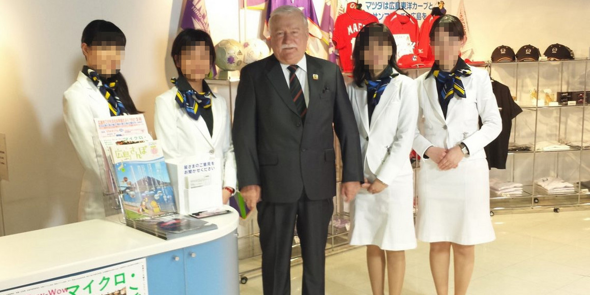 Lech wałęsa w Japonii