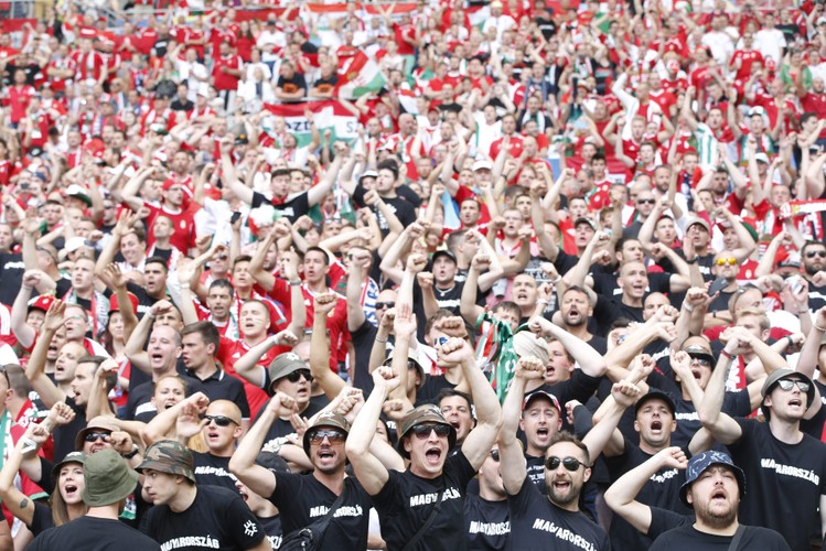 To nie są grzeczni chłopcy. Węgrzy bili się z Policją w trakcie meczu z Islandią