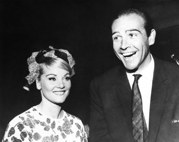 Sean Connery z żoną Diane Cilento - 1964 r.