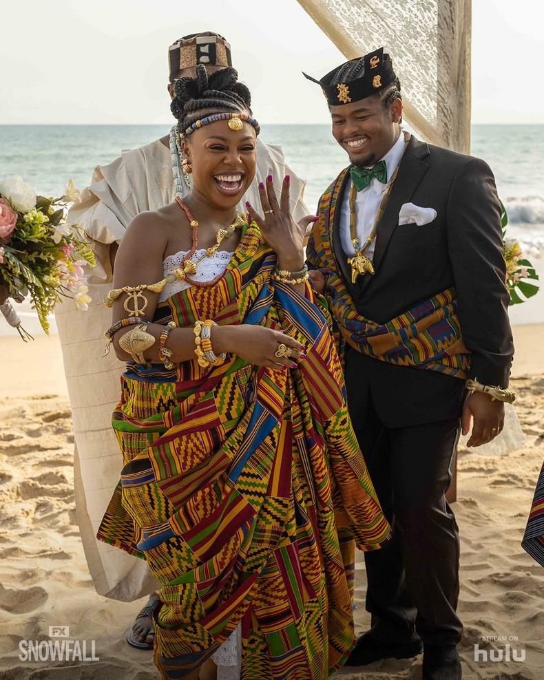Avalanche stars have taken Ghanaian Kente to the next level 