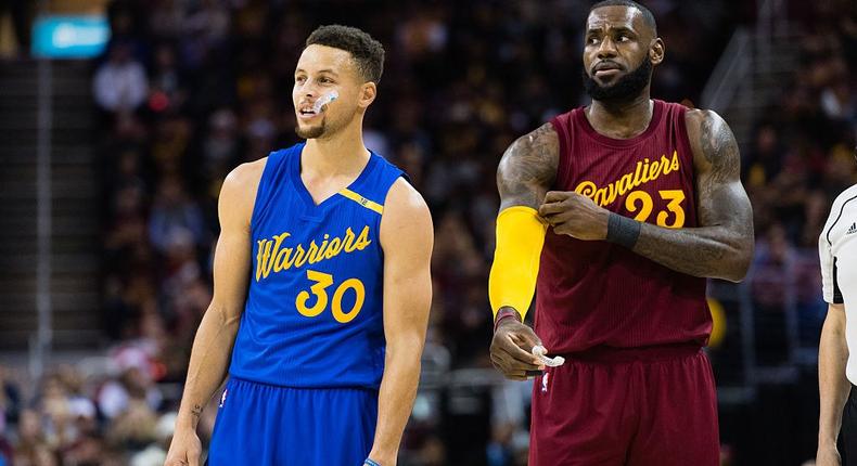 LeBron James thinks Stephen Curry is grossly underpaid.