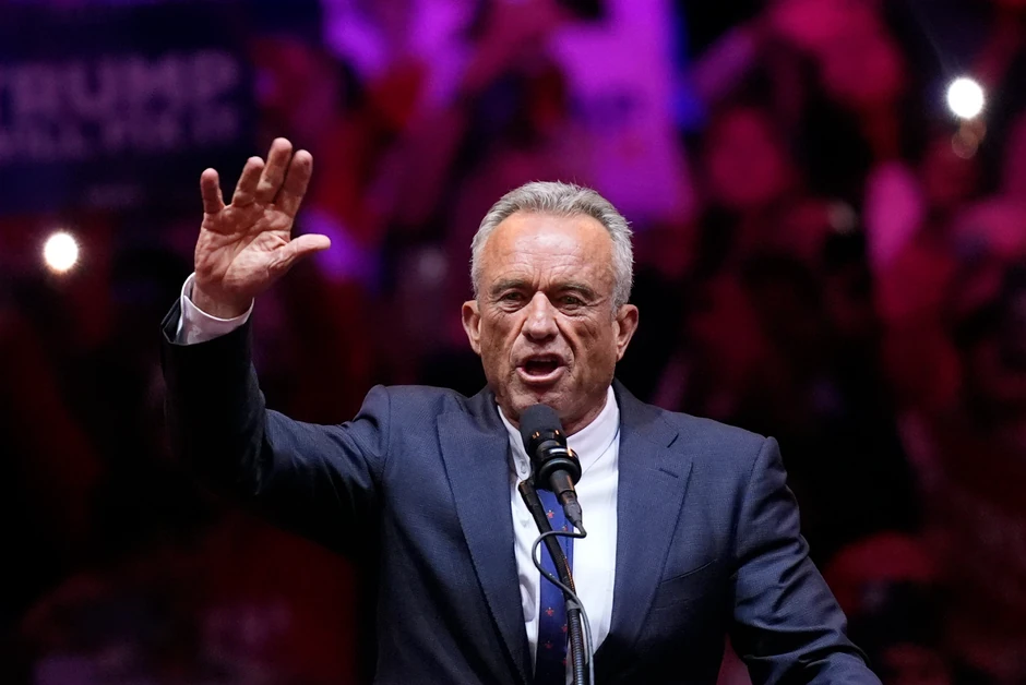 Robert Kenedi na Trampovom skupu u Medison Skver Gardenu u Njujorku 27. oktobra