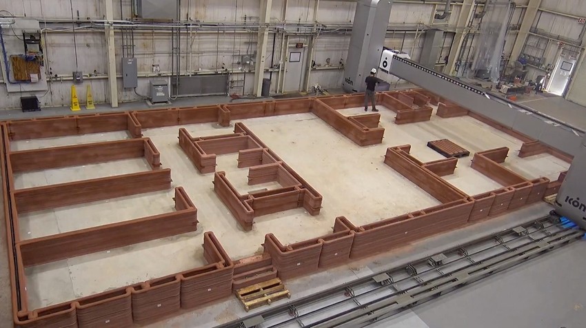 Odštampani delovi modula za simulaciju života na Marsu