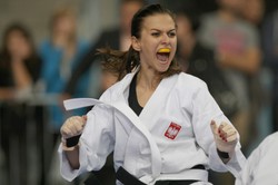 Tak walczy narzeczona Roberta Lewandowskiego. Zobacz ją w akcji