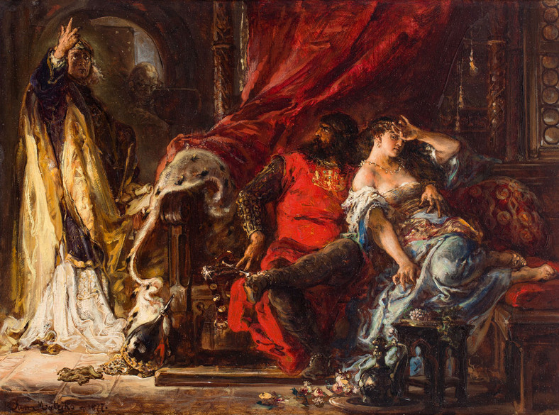 Jan Matejko, "Św. Stanisław karcący Bolesława Śmiałego" (1877)