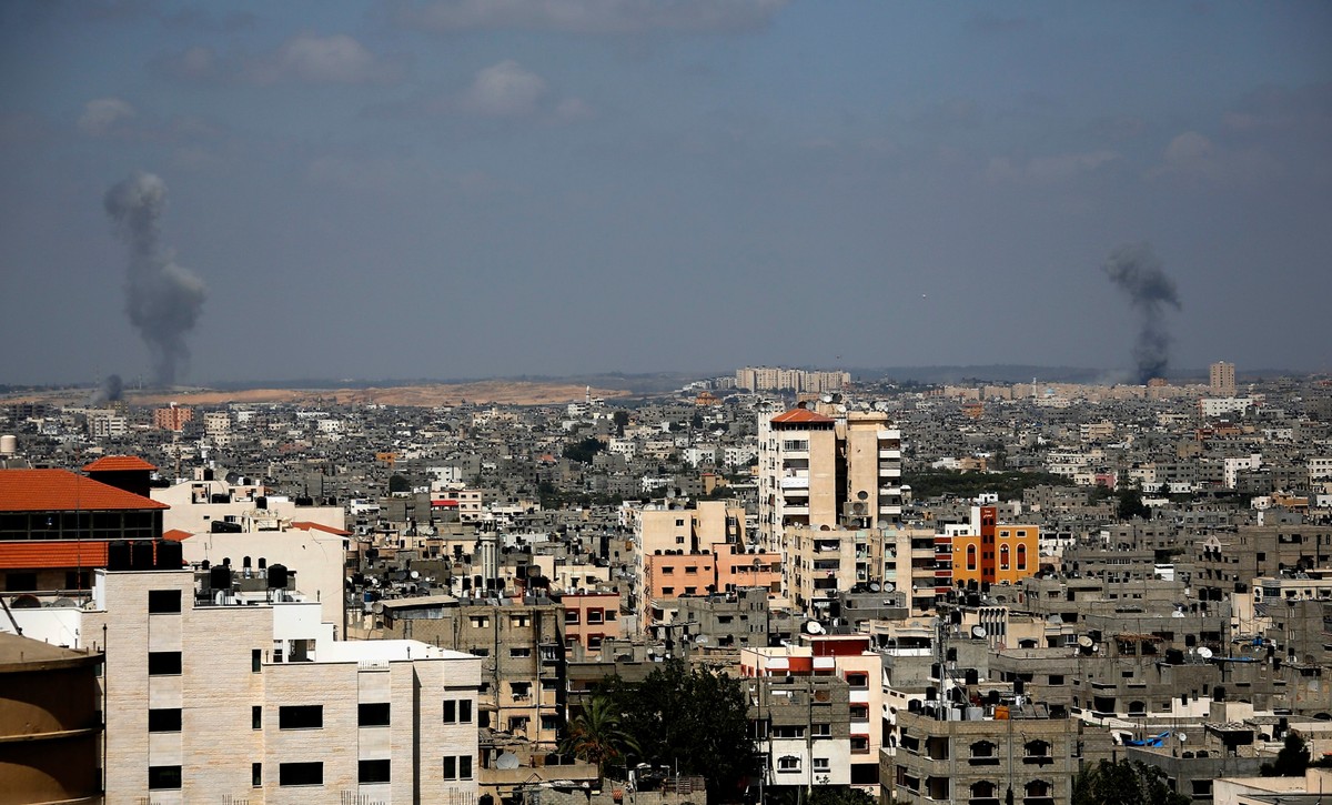 Strefa Gazy po izraelskich nalotach