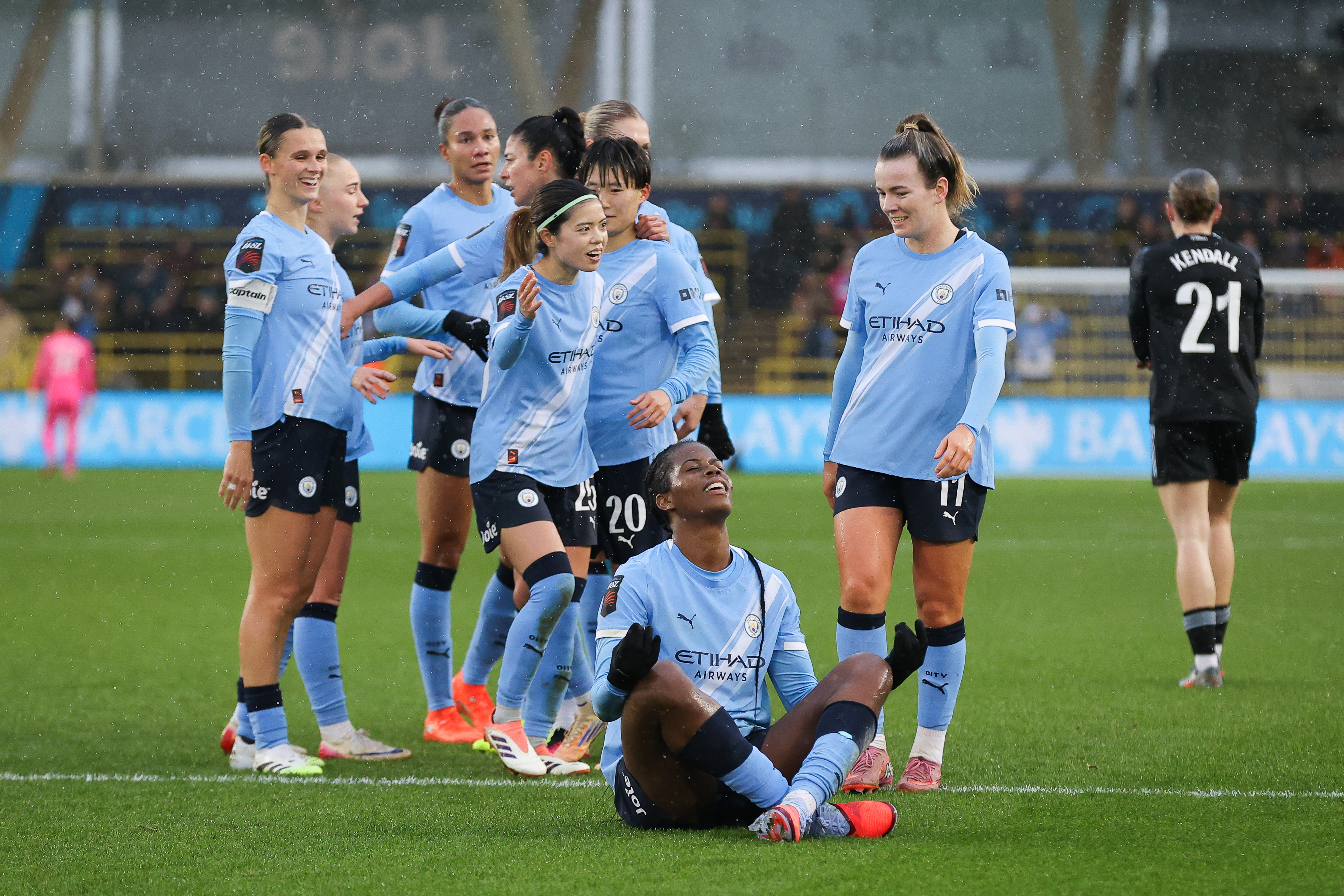 Shaw scores four including historic 100th as City thrash Villa 6-1