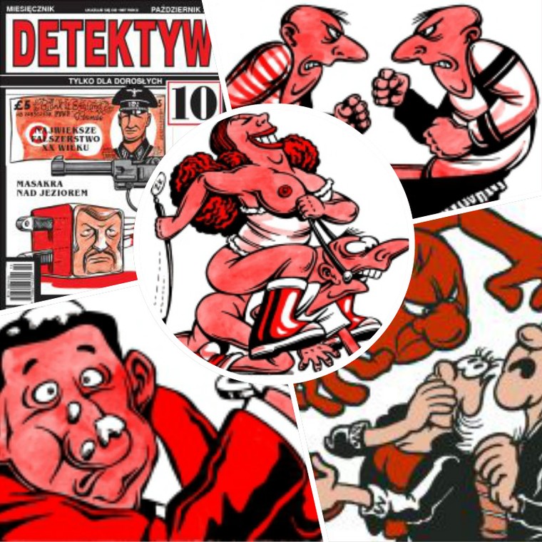 Okładki i ilustracje z "Detektywa"