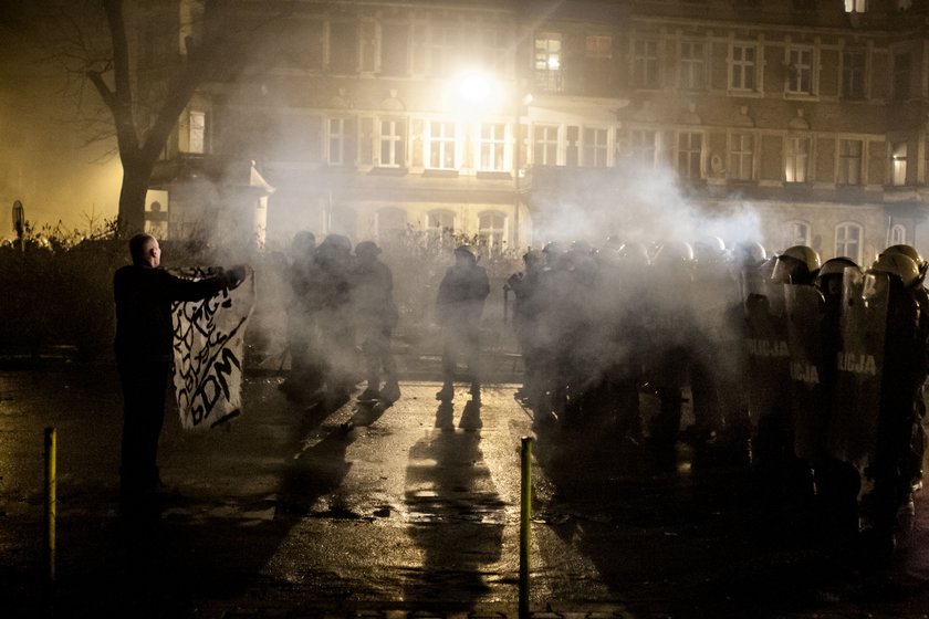 Niespokojny Sylwester na ul. Małeckiego w Poznaniu