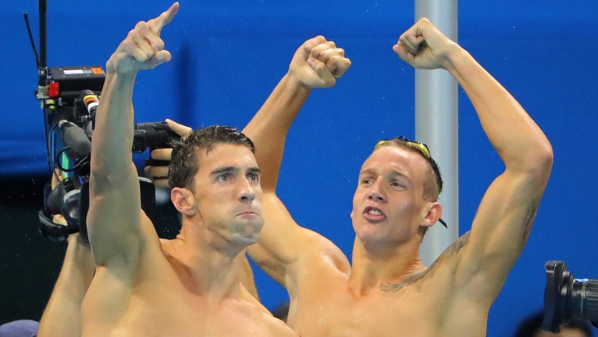 Michael Phelps i Caleb Dressel