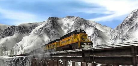 Screen z gry "Trainz Simulator 2009"