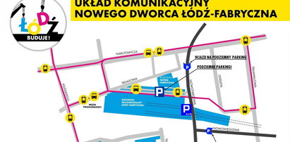 Dworzec Fabryczny - nowy układ dróg