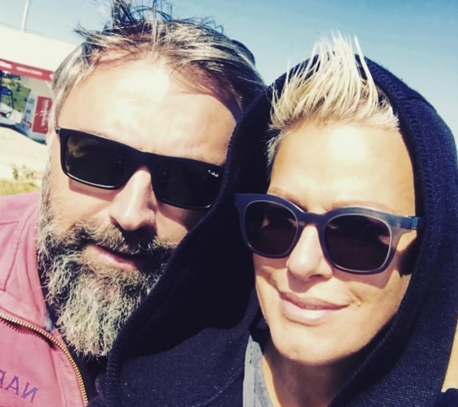 Tijana Dapčević sa mužem