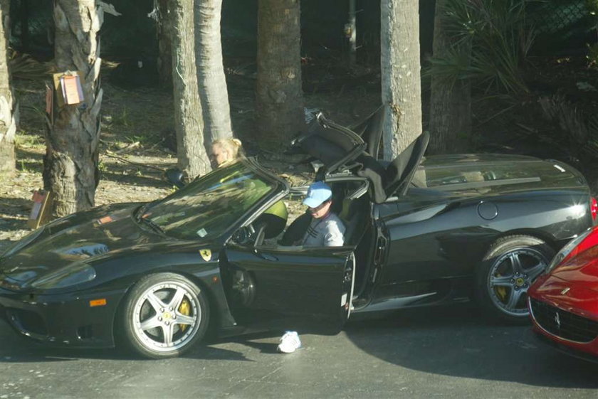 Caroline Wozniacki w Ferrari