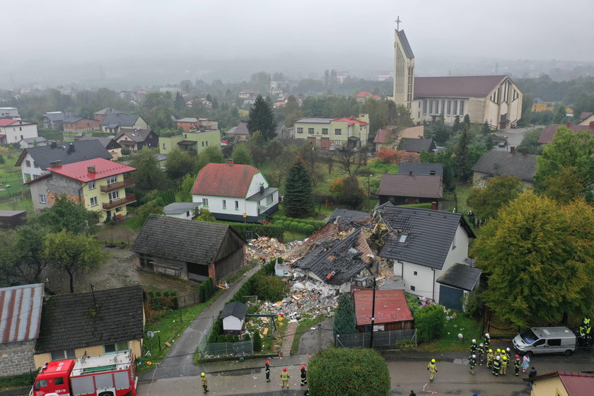 Wybuch gazu w wielopokoleniowej rodzinie strażaków