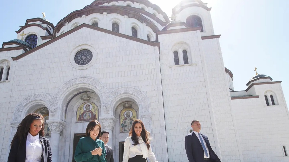 Tamara Vučić u Beogradu sa prvom damom Uzbekistana Ziroat Mirzijojev
