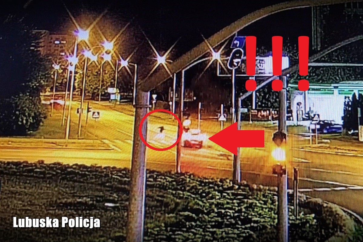 Potrącenie pieszego na pasach w Zielonej Górze