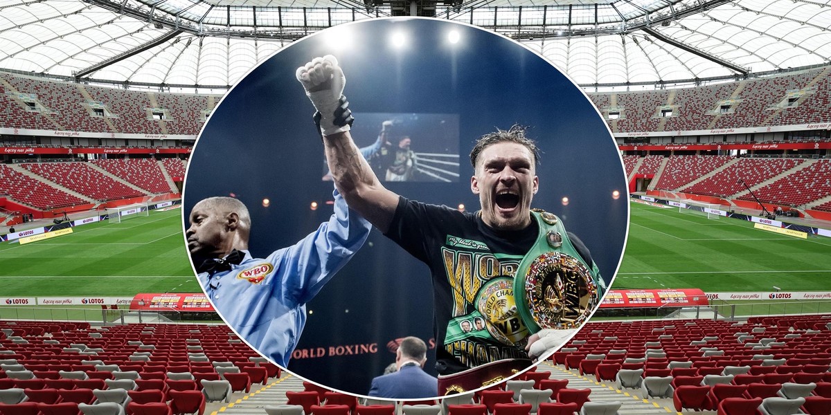 Ołeksandr Usyk zawalczy na Stadonie Narodowym?