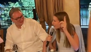 Aleksandar Vučić i Dubravka Đedović