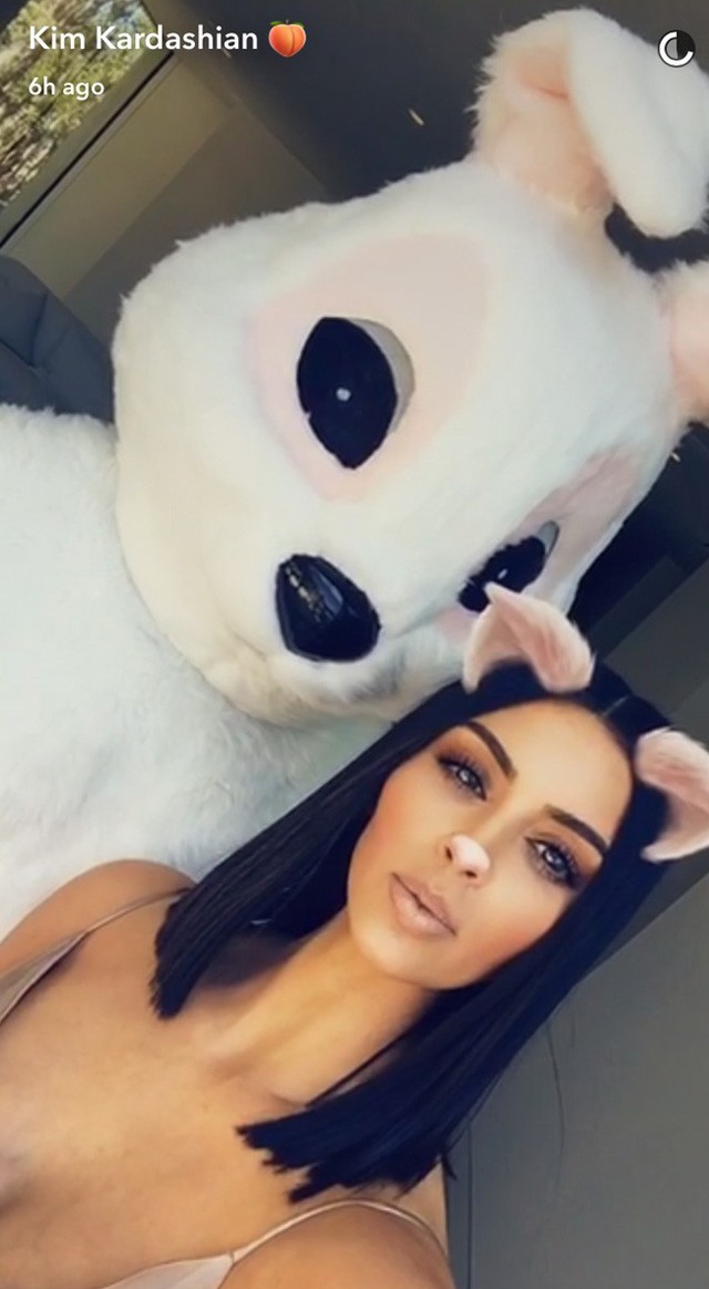 Kim Katrdashian húsvétozik