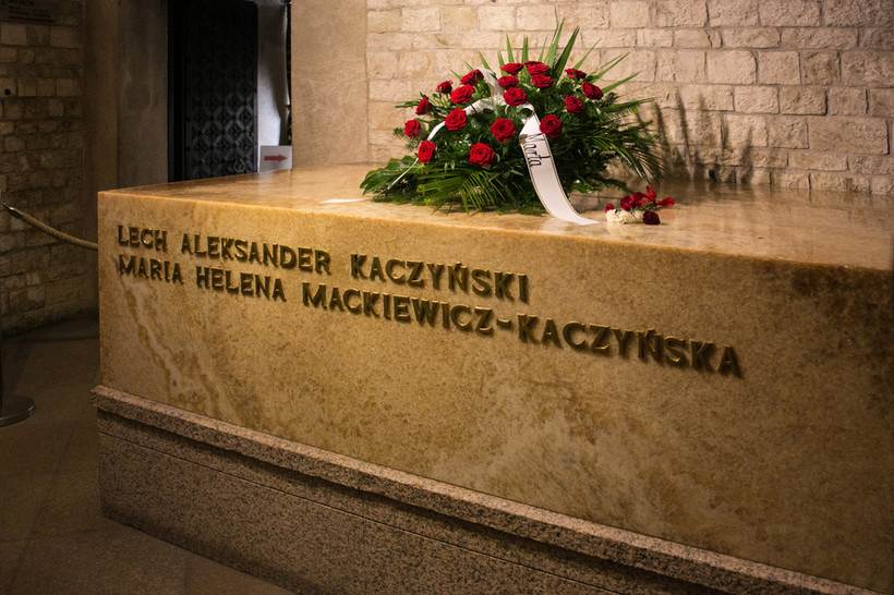 Wawel Lech Kaczyński grobowiec
