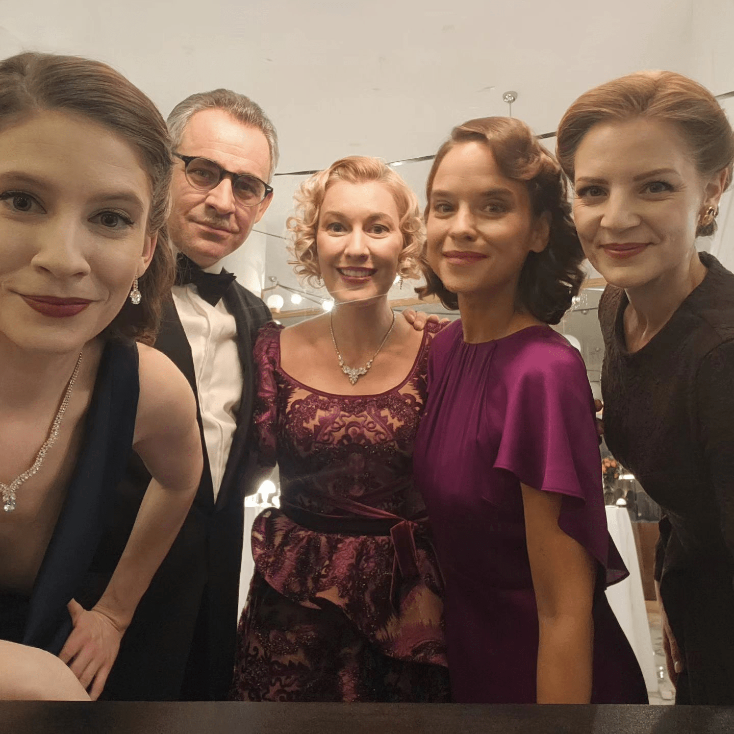 Zľava Janka Kovalčiková, Filip Tůma, Jana Majeská, Kristína Svarinská a Barbora Chlebcová.