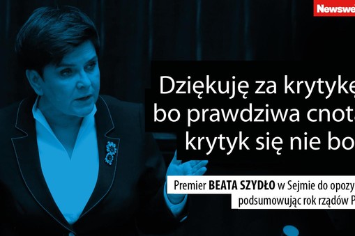 Beata Szydło cytaty tygodnia