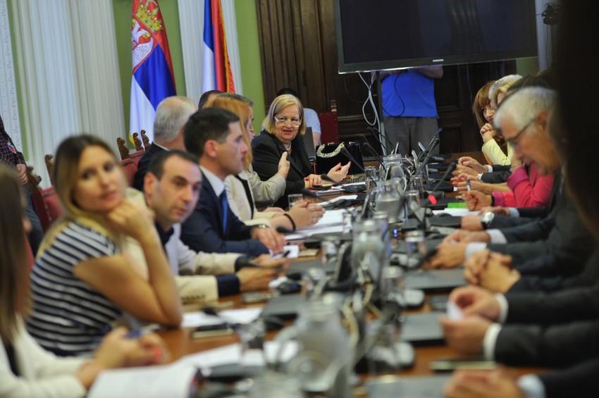 Jučerašnja sednica administrativnog odbora Skupštine Srbije