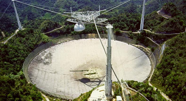 The Arecibo Radio Telescope began collecting data for SETI in 1999.