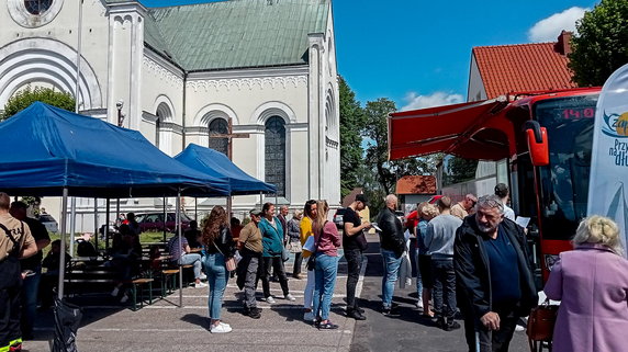 Akcja krwiodawstwa połączono z piknikiem służb mundurowych