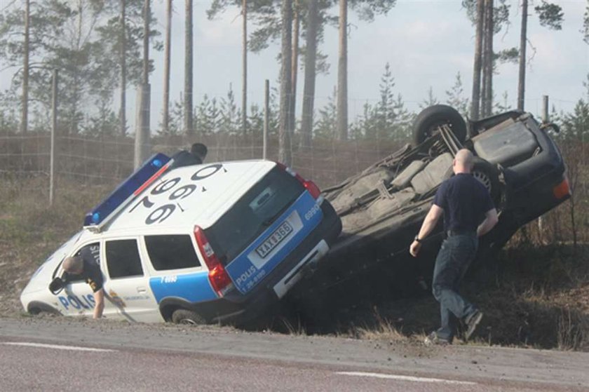 Pościg za bandytą w Szwecji. Twardziele ze szwedzkiej policji