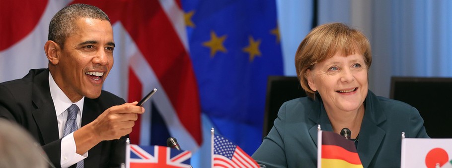 Obama i Merkel