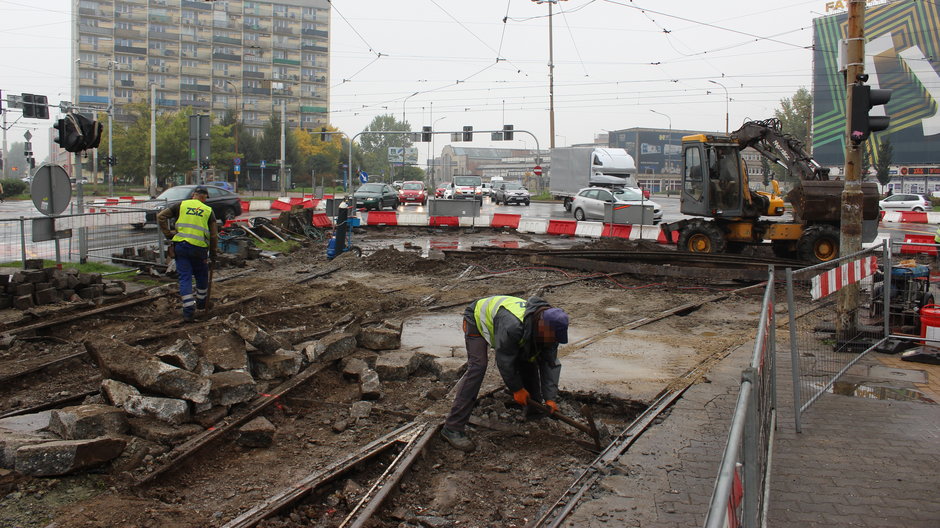 Remont skrzyżowania Hallera i Grabiszyńskiej