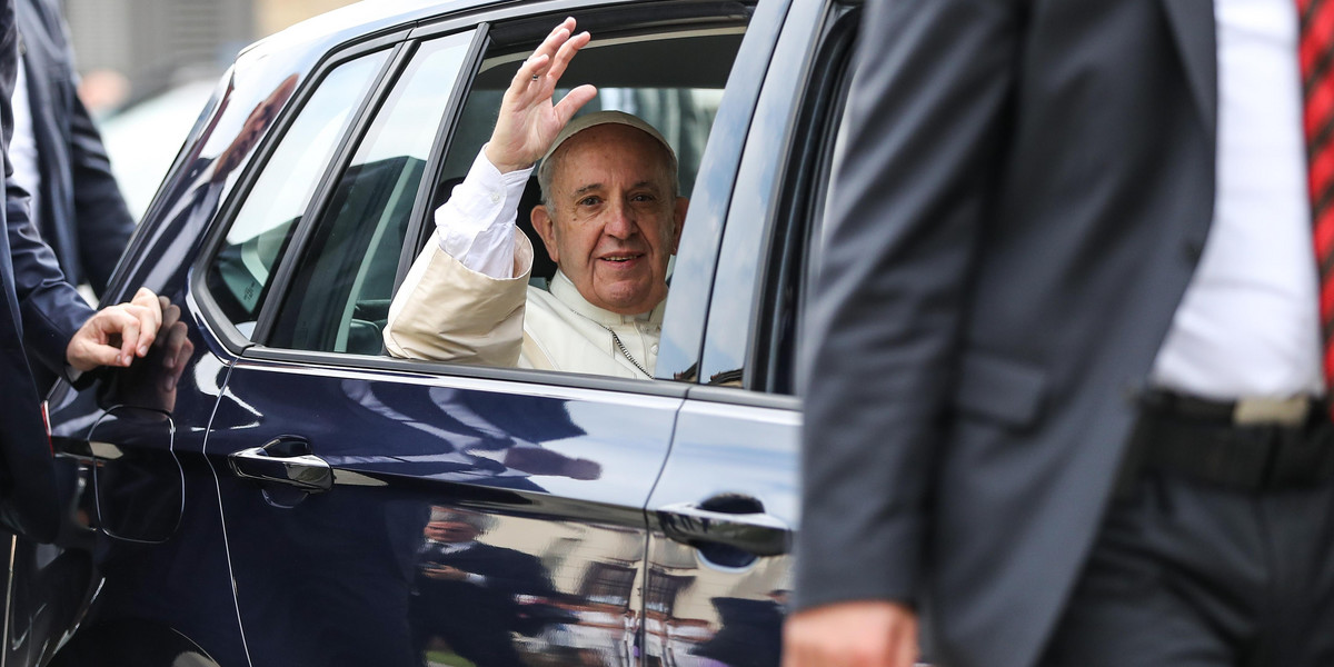 ŚDM 2016 w Krakowie. Papież Franciszek odwiedził kardynała Macharskiego