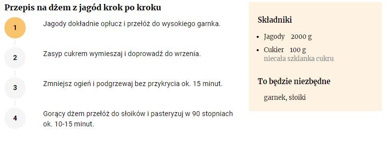 Przepis na dżem z jagód - FajneGotowanie.pl