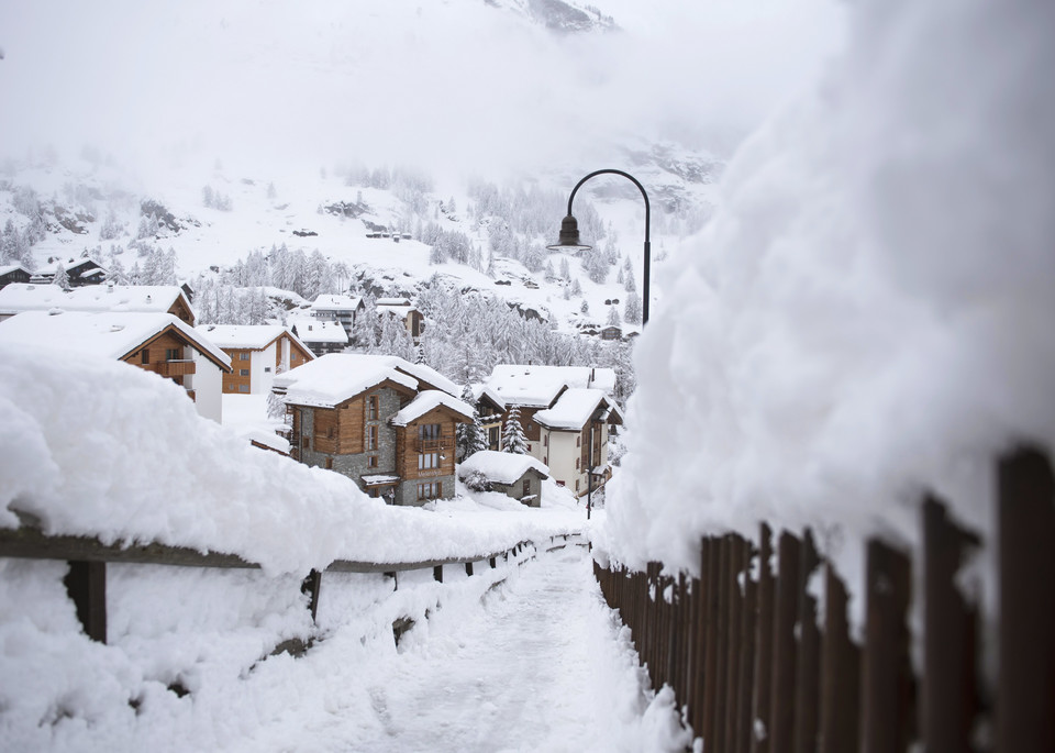 Atak zimy w Zermatt