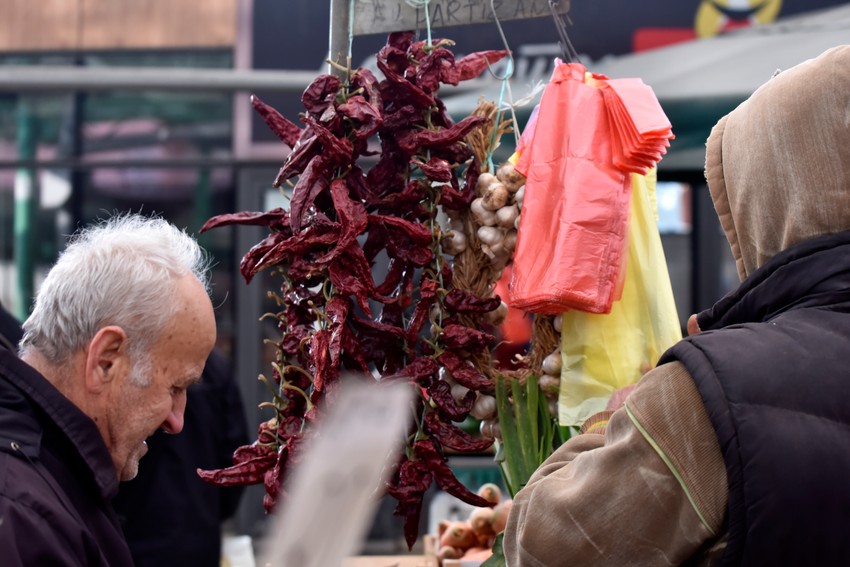 Plastične kese, pijaca, ribarnica