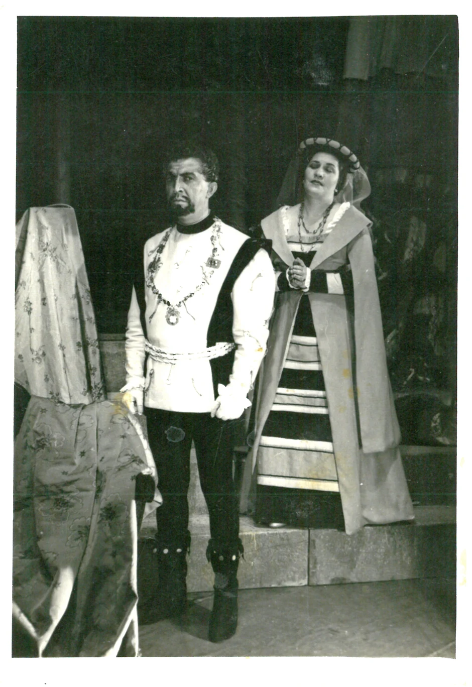 Rada i Boža, predstava "Otelo", Niš 1957.