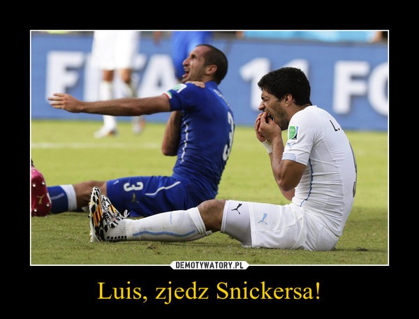 Luis Suarez - mem / źródło: SportowyBar