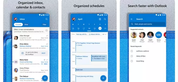 Outlook Lite dostępny na Androida. Aplikacja waży tylko 5 MB